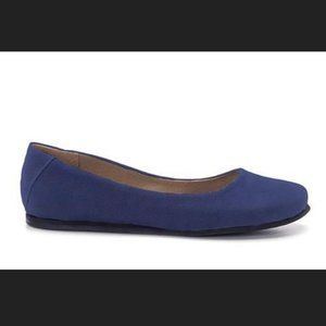Ahimsa Lotus BLUE Ballerina Flats- Size 6